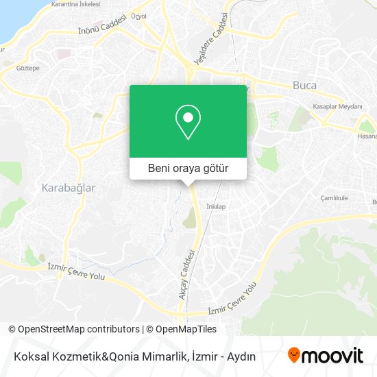 Koksal Kozmetik&Qonia Mimarlik harita