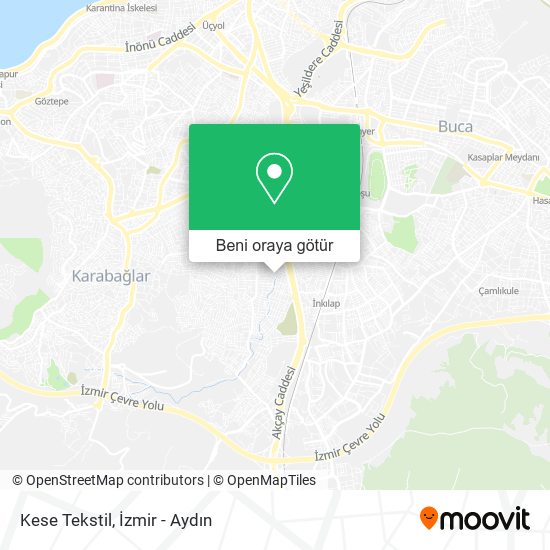 Kese Tekstil harita