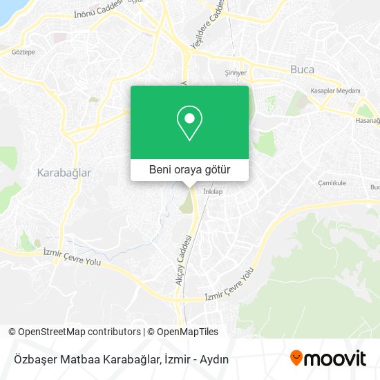 Özbaşer Matbaa Karabağlar harita
