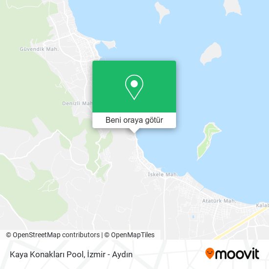 Kaya Konakları Pool harita