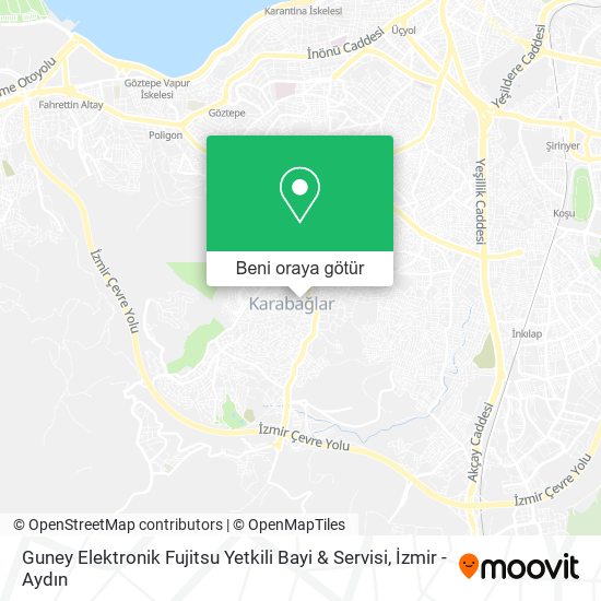 Guney Elektronik Fujitsu Yetkili Bayi & Servisi harita