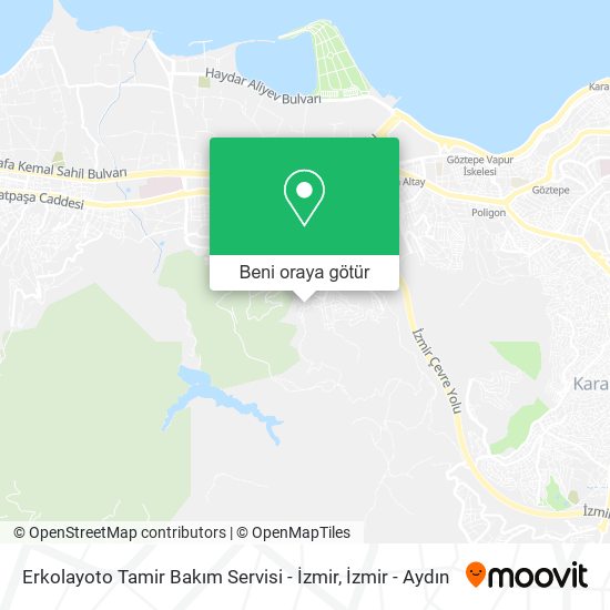 Erkolayoto Tamir Bakım Servisi - İzmir harita