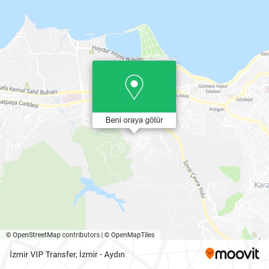 İzmir VIP Transfer harita