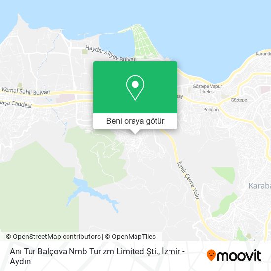 Anı Tur Balçova Nmb Turizm Limited Şti. harita