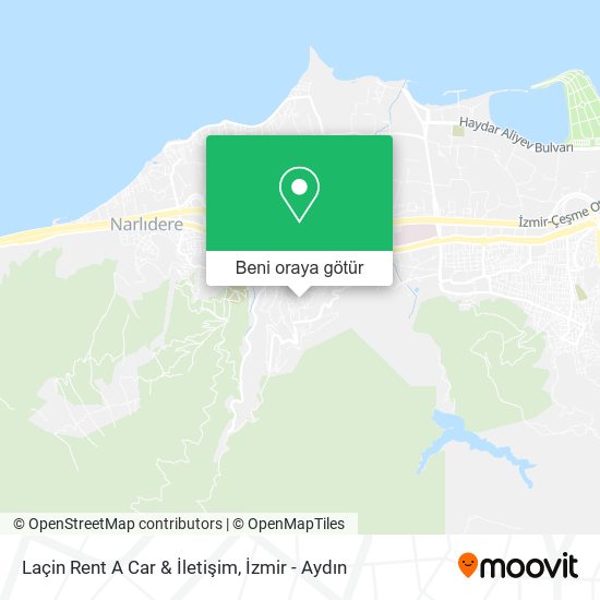 Laçin Rent A Car & İletişim harita