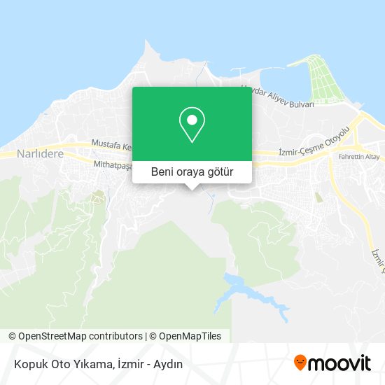 Kopuk Oto Yıkama harita