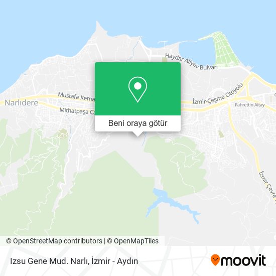 Izsu Gene Mud. Narlı harita