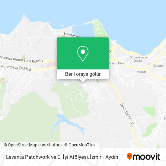 Lavanta Patchwork ve El İşi Atölyesi harita