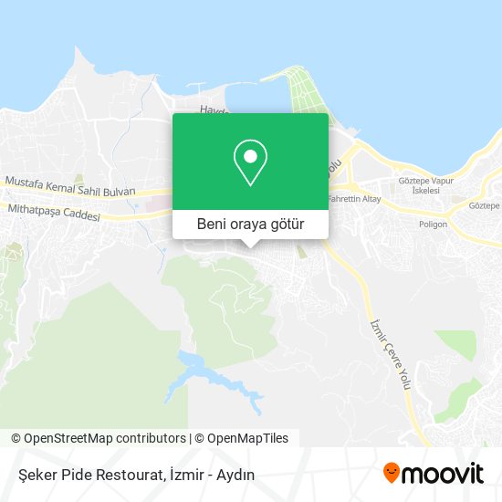 Şeker Pide Restourat harita