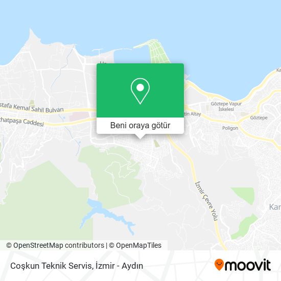 Coşkun Teknik Servis harita