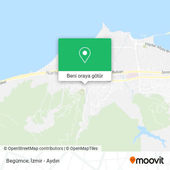 Begümce harita