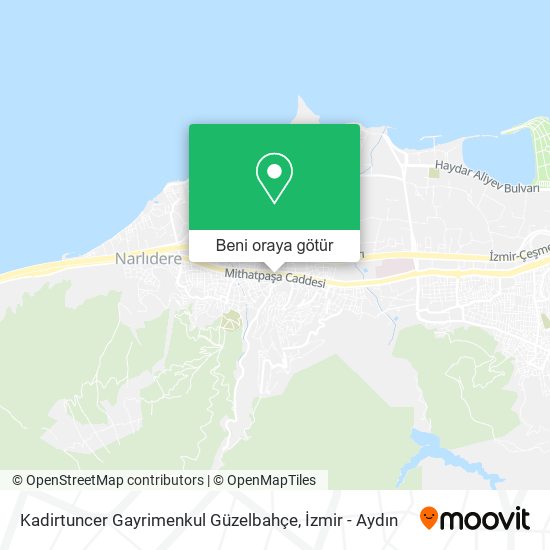 Kadirtuncer Gayrimenkul Güzelbahçe harita