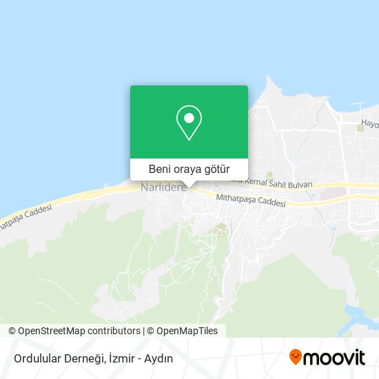Ordulular Derneği harita