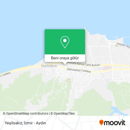 Yeşilsakız harita