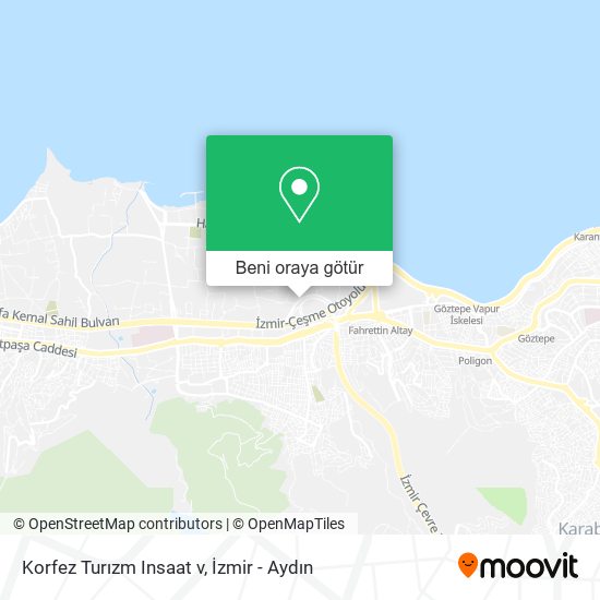 Korfez Turızm Insaat v harita