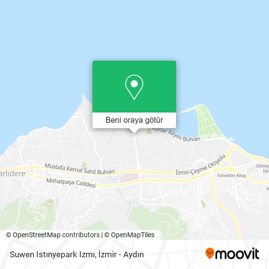 Suwen Istınyepark Izmı harita