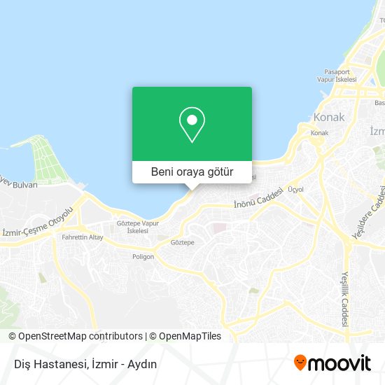 Diş Hastanesi harita