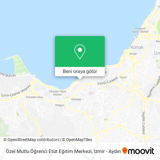 Özel Mutlu Öğrenci Etüt Eğitim Merkezi harita