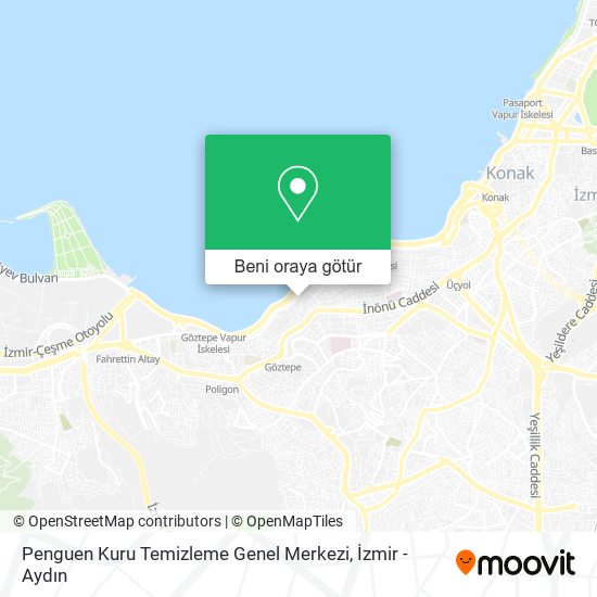 Penguen Kuru Temizleme Genel Merkezi harita