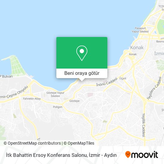 İtk Bahattin Ersoy Konferans Salonu harita