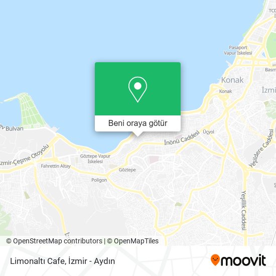 Limonaltı Cafe harita