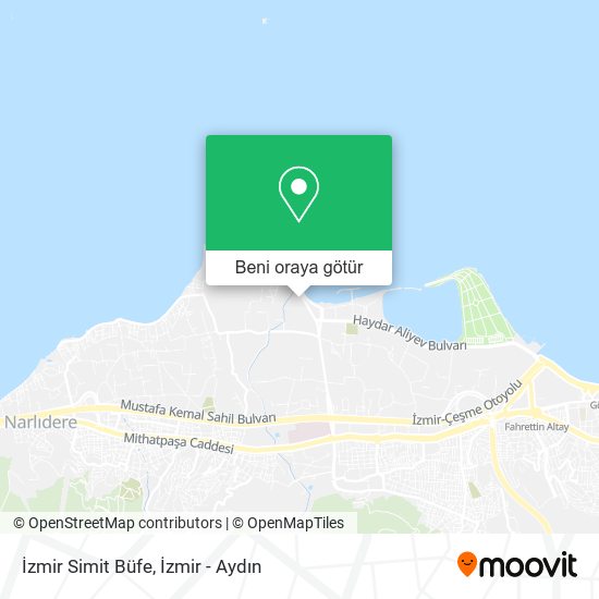 İzmir Simit Büfe harita