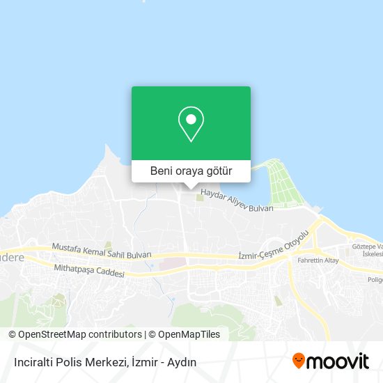 Inciralti Polis Merkezi harita