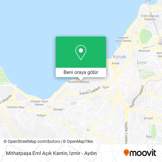 Mithatpaşa Eml Açık Kantin harita