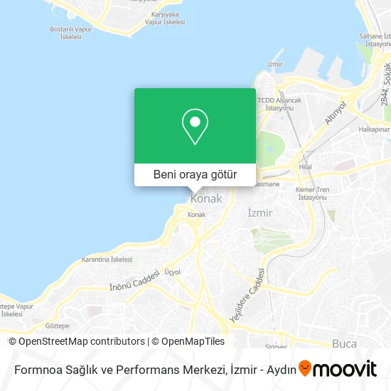 Formnoa Sağlık ve Performans Merkezi harita