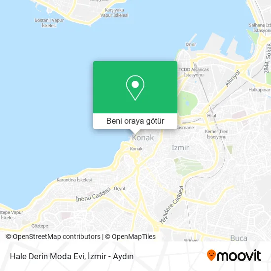 Hale Derin Moda Evi harita