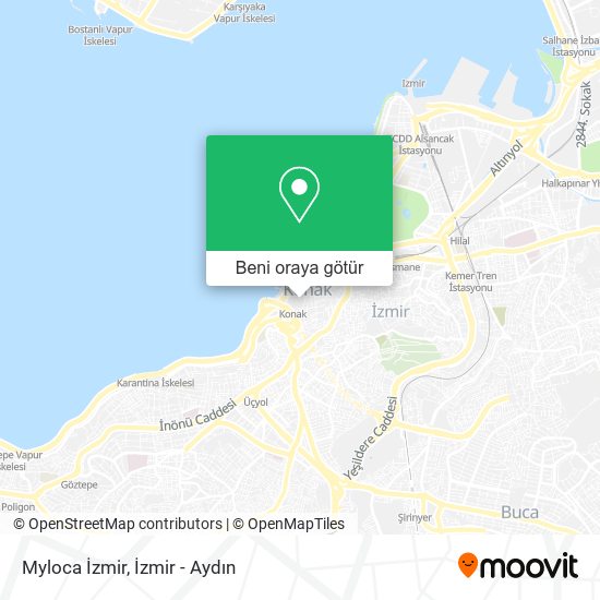 Myloca İzmir harita