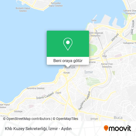 Khb Kuzey Sekreterliği harita
