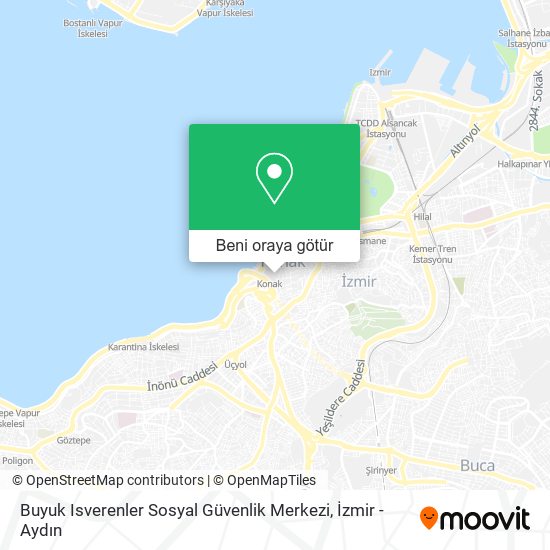 Buyuk Isverenler Sosyal Güvenlik Merkezi harita