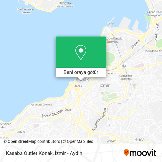 Kasaba Outlet Konak harita