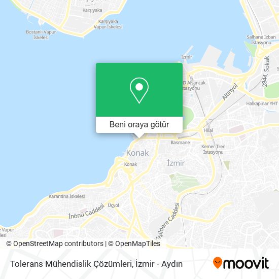 Tolerans Mühendislik Çözümleri harita
