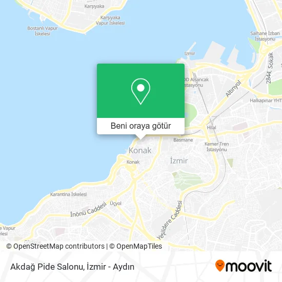 Akdağ Pide Salonu harita