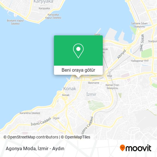 Agonya Moda harita