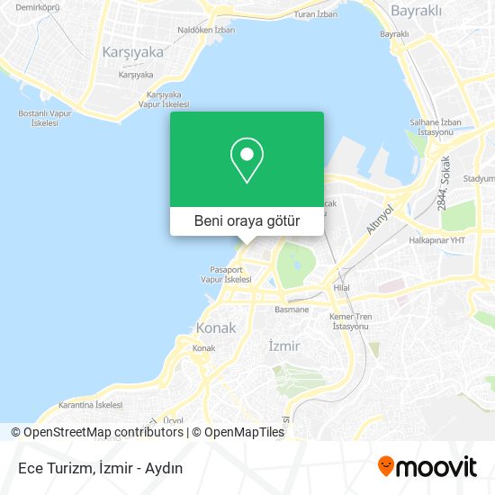 Ece Turizm harita