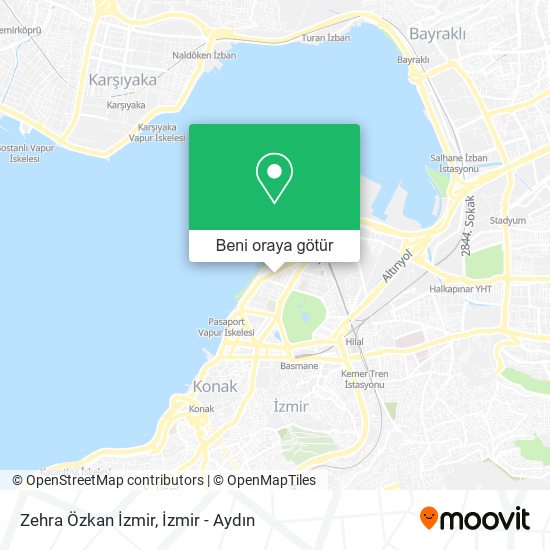 Zehra Özkan İzmir harita