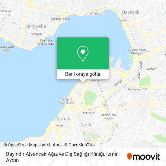 Bayındır Alsancak Ağız ve Diş Sağlığı Kliniği harita