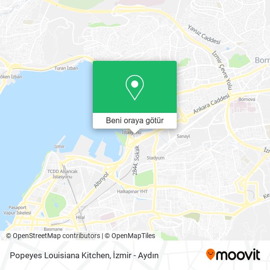 Popeyes Louisiana Kitchen harita