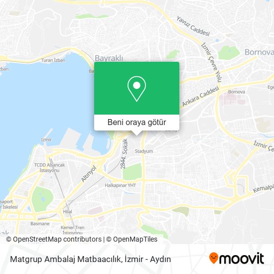 Matgrup Ambalaj Matbaacılık harita