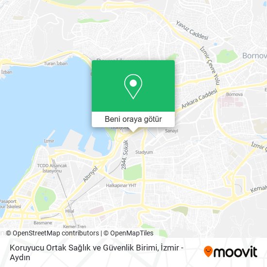 Koruyucu Ortak Sağlık ve Güvenlik Birimi harita