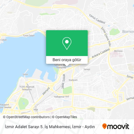 İzmir Adalet Sarayı 5. İş Mahkemesi harita
