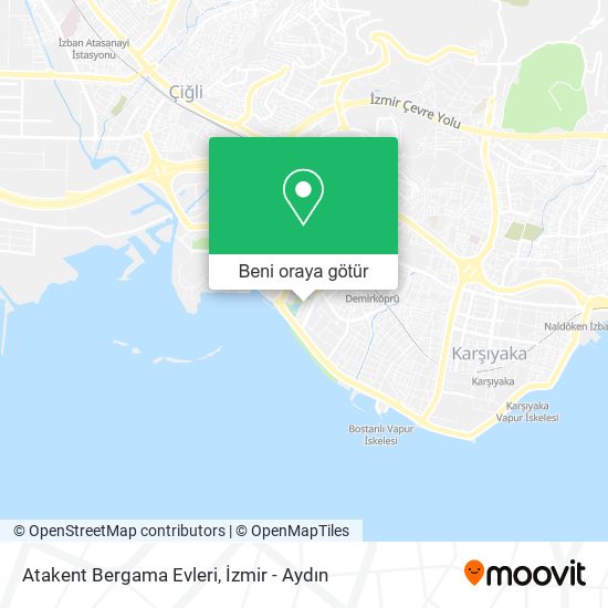 Atakent Bergama Evleri harita