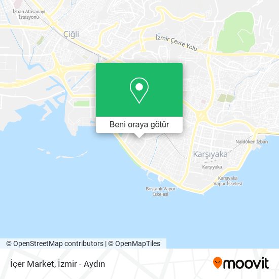 İçer Market harita