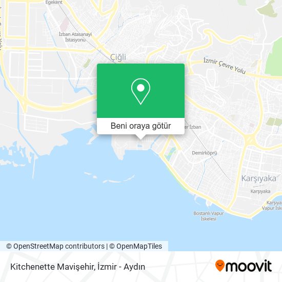 Kitchenette Mavişehir harita