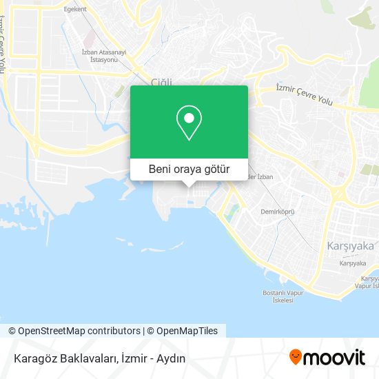 Karagöz Baklavaları harita