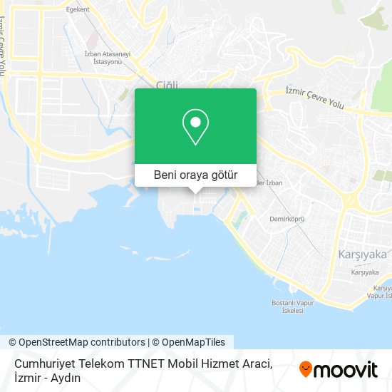 Cumhuriyet Telekom TTNET Mobil Hizmet Araci harita