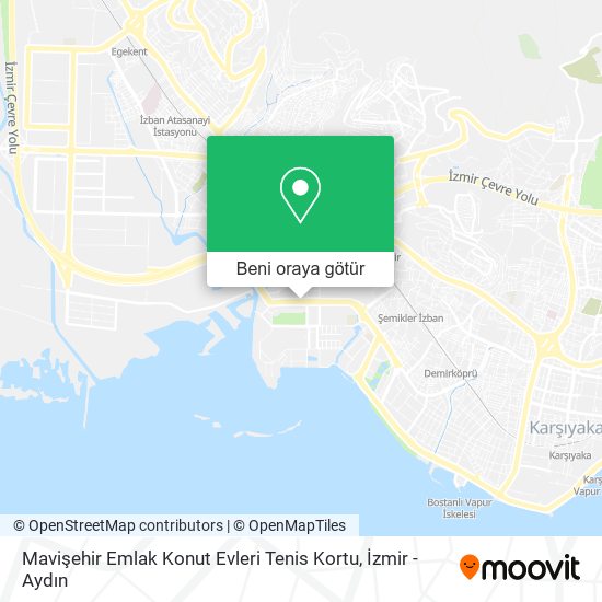 Mavişehir Emlak Konut Evleri Tenis Kortu harita